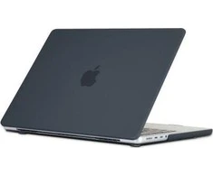 Tech-Protect SmartShell dėklas Apple MacBook Pro 14" M1 / ​​M2 / M3 2021-2023 – matinės juodos spalvos