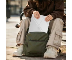 „Tech-Protect“ minkštas dėklas „MacBook Pro 16“ (2021 / 2023 / 2024 / 2025 / 2026) – permatomas