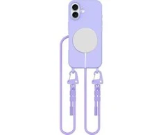 Tech-Protect MagNecklace MagSafe with Lanyard Apple iPhone 16 – dėklas telefonui violetinės spalvos