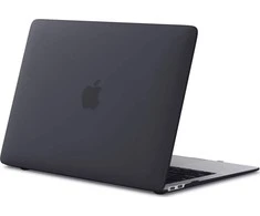 Tech-Protect SmartShell dėklas Apple MacBook Air 13'' 2018-2020 – matinės juodos spalvos