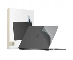 Dėklas Tech-Protect SoftShell Apple MacBook AIR 13 M2-M5 2023-2026 MATINIS juodos spalvos