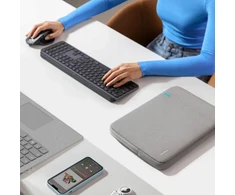 tomtoc dėklas – 14 colių „MacBook Pro“, tamsiai pilkas