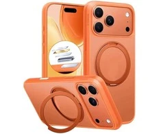 Dėklas Torras Ostand Pro, energinga oranžinė – iPhone 17 Pro