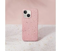 UNIQ dėklas Coehl Terrazzo Apple iPhone 14 / 15/ 13 6,1" rožinės spalvos