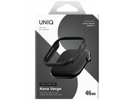UNIQ dėklas, panašus į „Apple Watch Series 10/11“, 46 mm, juodas