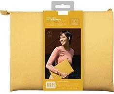 UNIQ Lyon Case laptop Sleeve 14″ canary yellow Atsparus vandeniui RPET