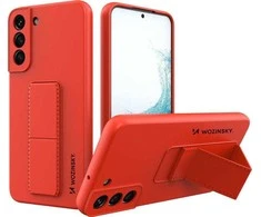 Wozinsky Kickstand dėklas skirtas Samsung Galaxy S22 +, raudonas