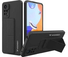 Wozinsky Kickstand dėklas skirtas Xiaomi Redmi Note 11 Pro, juodas