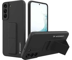 Wozinsky Kickstand dėklas skirtas Samsung Galaxy S22 +, juodas