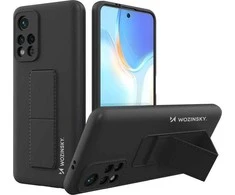 Wozinsky Kickstand dėklas skirtas Xiaomi Redmi 10, juodas