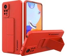 Wozinsky Kickstand dėklas skirtas Xiaomi Redmi Note 11 Pro, raudonas