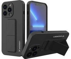 Wozinsky Kickstand dėklas skirtas iPhone 13 mini, juodas