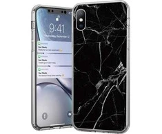 Wozinsky Marble TPU dėklas skirtas Xiaomi Mi 10 Lite, juodas