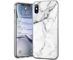 Wozinsky Marble TPU dėklas skirtas Xiaomi Redmi 10X 4G / Xiaomi Redmi Note 9, baltas