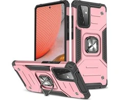 Wozinsky Ring Armor dėklas skirtas Samsung Galaxy A72 4G, rožinis