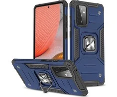 Wozinsky Ring Armor dėklas skirtas Samsung Galaxy A72 4G, mėlynas