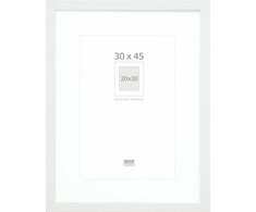 Nuotraukų rėmelis Deknudt S66KD1 P1 30x45 Medinis sidabras w. Passepartout