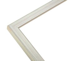 Nuotraukų rėmelis Ramka Deknudt S41JD1 30x30 drewno sidabrinė wąska listwa