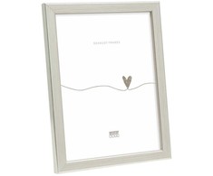 Nuotraukų rėmelis Ramka Deknudt S41JD1 30x30 drewno sidabrinė wąska listwa