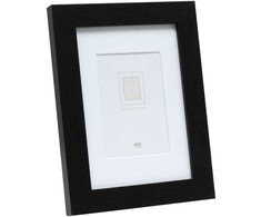 Nuotraukų rėmelis Ramka Deknudt S66KF2 P1 20x20 Drewno juoda su passepartout