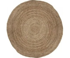 Kilimas Atmosphera Jute 181000, smėlio ruda, D120 cm