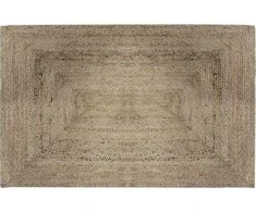 Dekoracja Domu Džiuto kilimas stačiakampis, 120 x 170 cm, pintas, natūralus