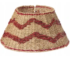 Beliani Kalėdų eglutės stovas HIVER jūržolių raudonas 43 cm
