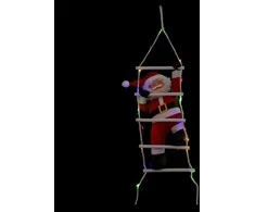Fééric Lights and Christmas Šviečianti Kalėdinė dekoracija - Kalėdų senelis ant kopėčių
