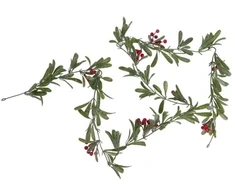 Home Styling Collection Dekoratyvinė girlianda su raudonomis uogomis, 180 cm