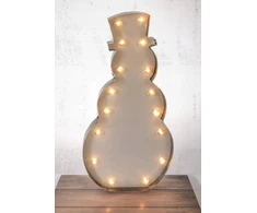 Kalėdinė dekoracija „Home Styling Collection“ dekoracija su LED apšvietimu: sniego senis