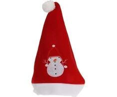 Christmas Decoration klasikinė kalėdų senelio kepurė 30x40 cm