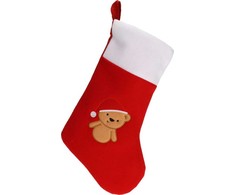 None Kalėdinė kojinė XMAS, rauudonos/ baltos sp., 40 cm