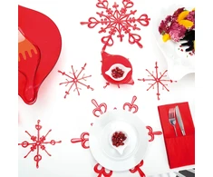 Koziol Kalėdinė dekoracija Kalėdinė dekoracija 2 vnt. Flakes raudona 2090018