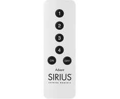 Dekoracja świąteczna Memorysolution Sirius Remote Control Advent, Alu, incl. CR2032