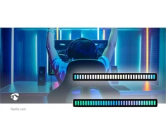 Kalėdinė puošmena Nedis GALDP110BK dekoratyvinis apšvietimas Šviečiantis Juodas 64 LED lempa(s)