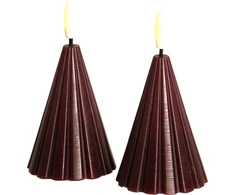 Dekoracja świąteczna Sirius Sirius Laura Tree, 2 pcs. Ø5,7x8cm, Bordo