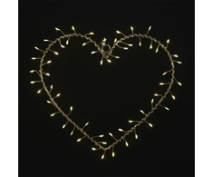 Kalėdinė dekoracija Sirius Sirius Liva Cluster heart, 60LED