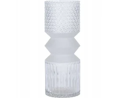 Dekoria Glass vase GEOMETRIC, 30 cm