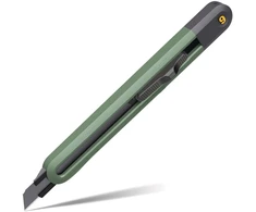 Deli DELI Nóż do cięcia Trapez 9mm sygnalna žalia