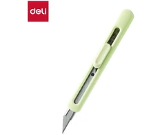 Deli DELI peilis do cięcia LonGreen 9mm limonka