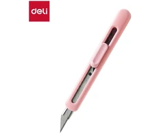 Deli EM411 Rožinė Nulaužiami peilio ašmenys