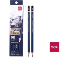 Deli Eskizų pieštukai 6B Nuevo 12 vnt DELI