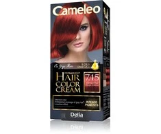 Ilgalaikiai plaukų dažai Delia Cameleo Omega +, 7.45 Intensive Raudona