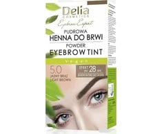 Delia Eyebrow Expert pudrinis antakių dažiklis 5,0 šviesiai rudas, 4 g