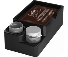 Delia Eyebrow Expert pudrinis antakių dažiklis 3.1 Juodas ruda, 4 g