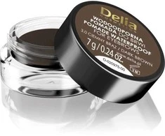 DELIA Eyebrow Expert vandeniui atspari antakių pomada 3.0 tamsiai ruda 7g