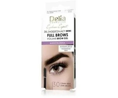 DELIA Eyebrow Expert antakių tankinimo gelis - Full Brow 3.0 ruda 7 ml