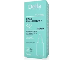 DELIA serumas veidui, kaklui ir dekoltei Hialurono rūgštis 96% 30 ml