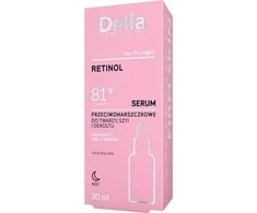 DELIA Serumas veidui, kaklui ir dekoltei Retinolis 81% 30 ml