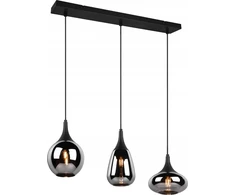 DELIGHT Trio Lumina pakabinamas šviestuvas 317000332 pakabinamas šviestuvas 3x40W E14 juodas